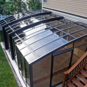 Sala de sol em alumínio \/ jardim de inverno \/ casa de vidro